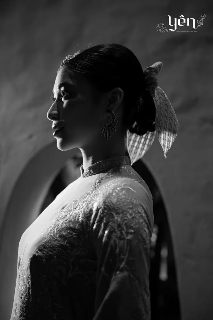 Khung hình từ dự án fashion film Áo Dài “Yên”