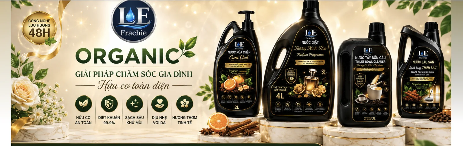 Xây dựng hệ thống truyền thông từ A-Z cho nhà phân phối Organic — Le Frachie Organic — Tổng Đại Lý Phân Phối Việt Nam